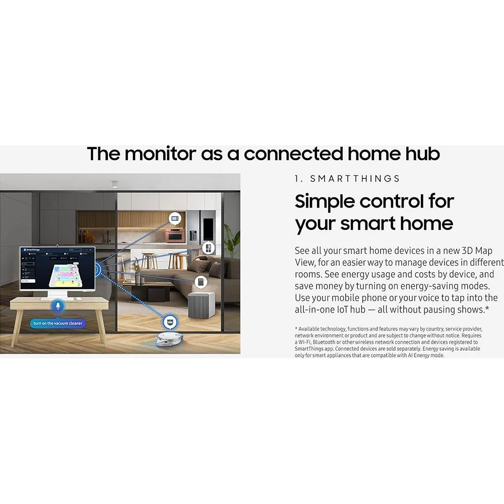 Samsung 32" M8 (M80D) Series 4K UHD Smart Monitor LS32DM801UNXZA  - Open Box - Image 11