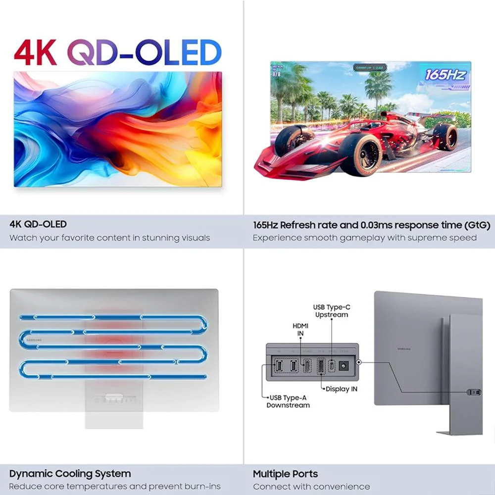 Samsung 32" OLED M9 (M90SF) 4K QD-OLED Monitor + 26 Months Protection Bundle - Image 21