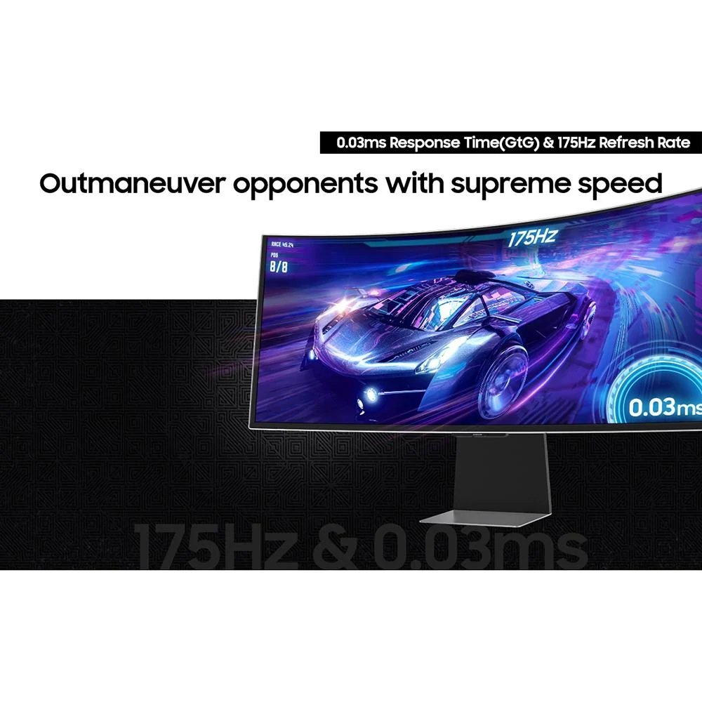 Samsung G85SD 34-inch Odyssey OLED G8 Ultra-WQHD Curved Gaming Monitor - Image 6