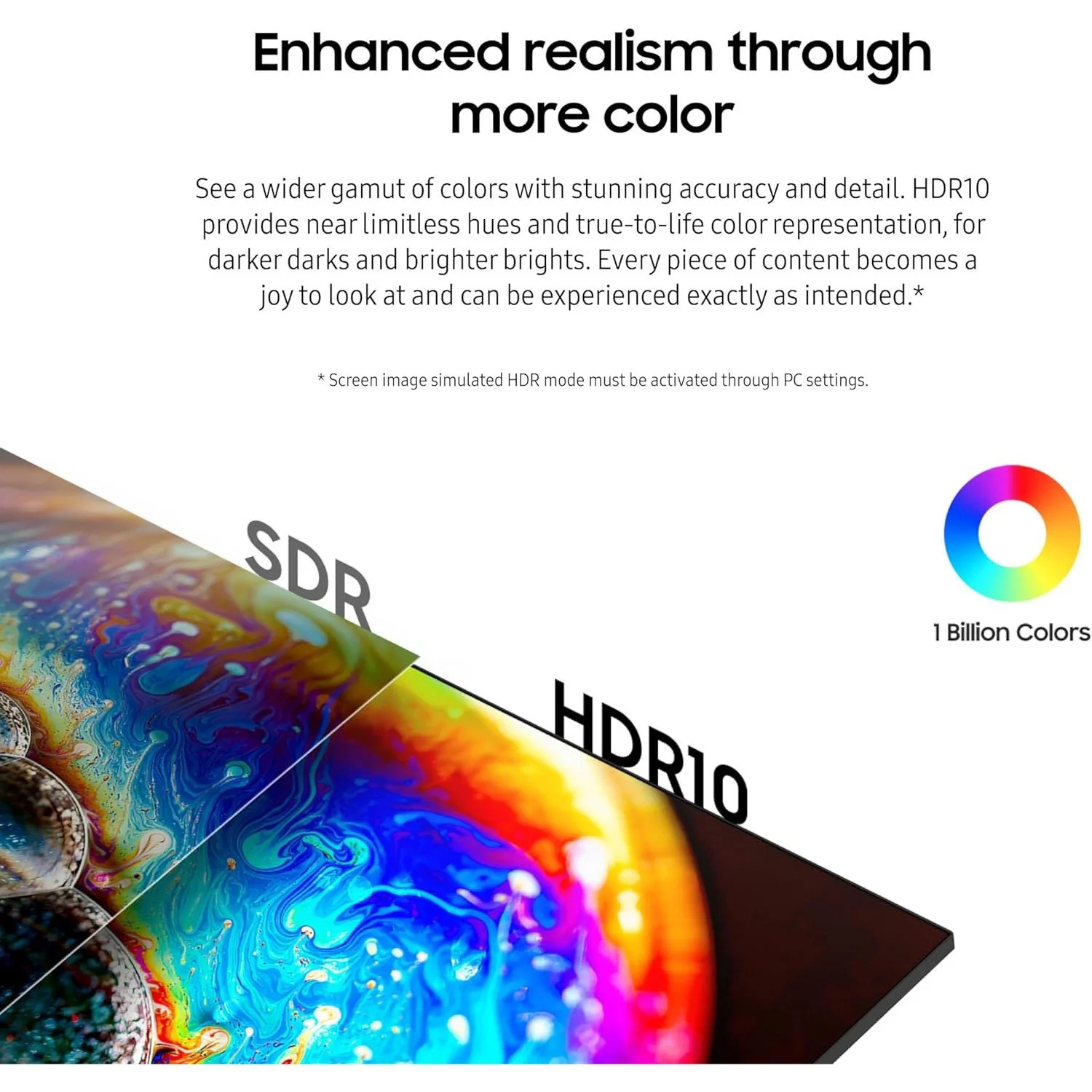 Samsung 34" ViewFinity S65TC Ultra-WQHD 100Hz AMD FreeSync HDR10 Curved Monitor - Image 8