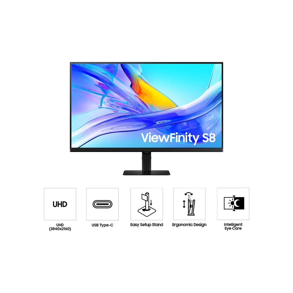 Samsung 37" ViewFinity S8 (S80UD) 4K UHD Monitor + 26 Months Protection Bundle - Image 11