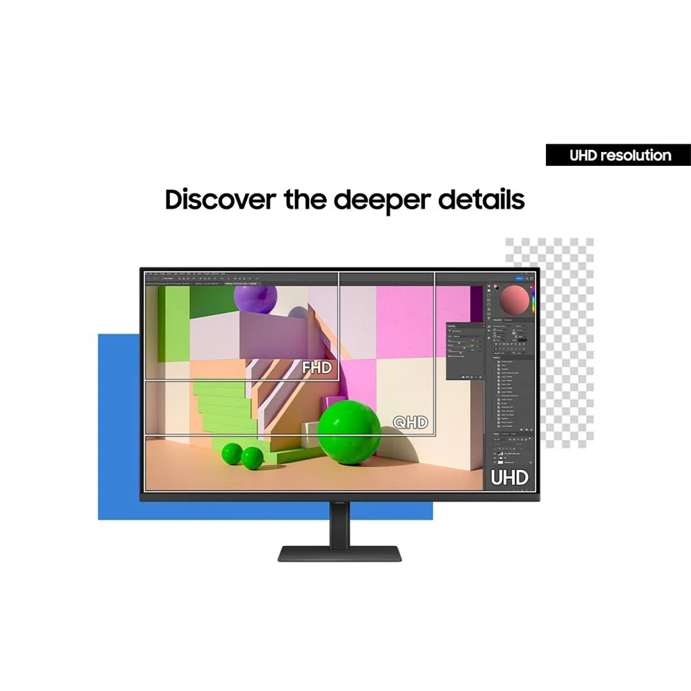 Samsung 37" ViewFinity S8 (S80UD) 4K UHD Monitor + 26 Months Protection Bundle - Image 8