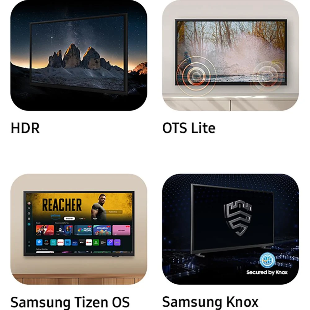 Samsung 40 inch 1080P FHD F6000F Smart TV (2025) with 19-45 Inch TV Wall Mount Bundle - Image 4