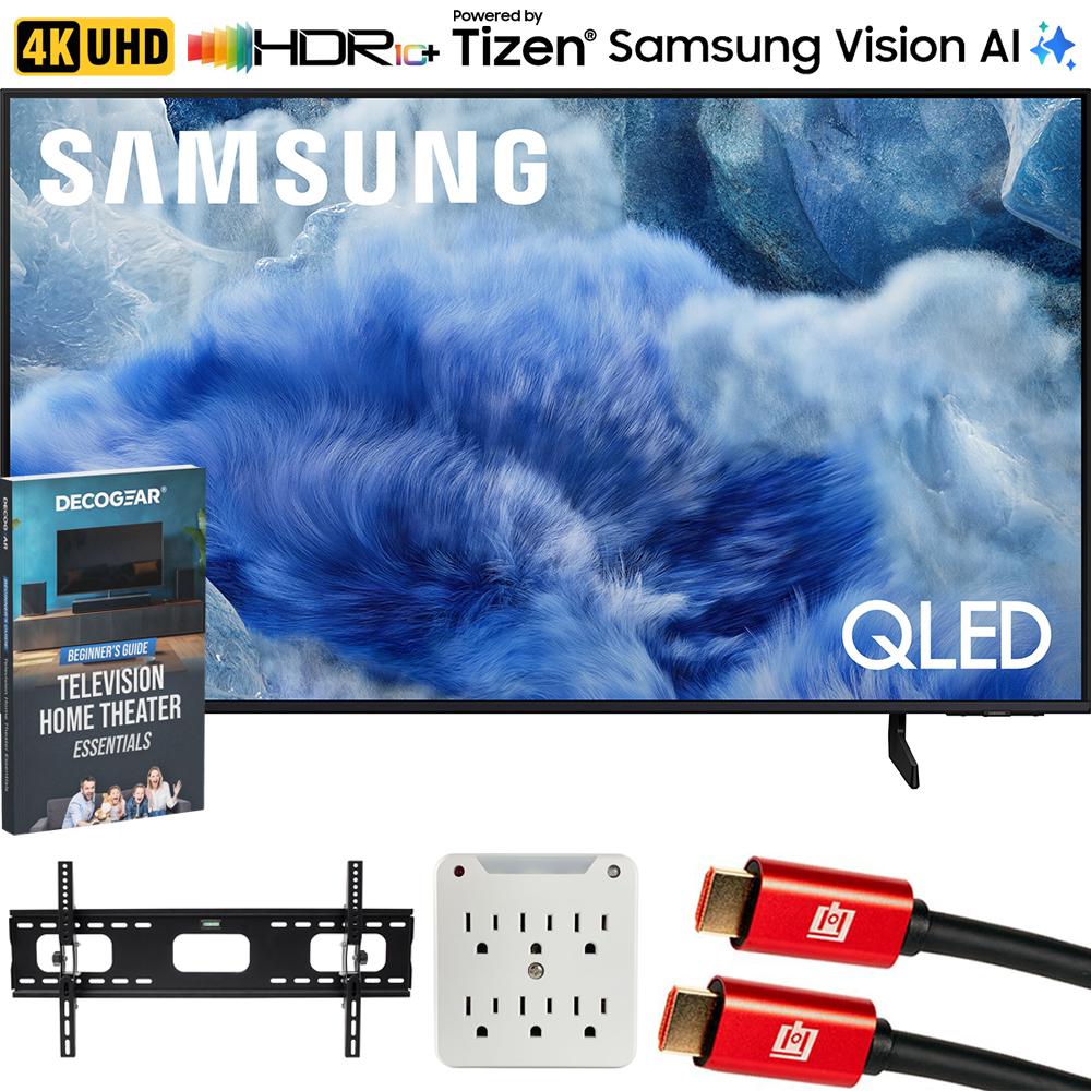 Samsung 43 inch QLED Q8F 4K Vision AI Smart TV (2025) w/ Accessories Bundle