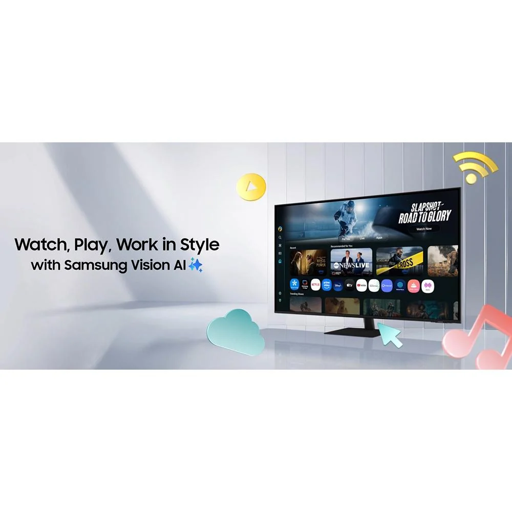 Samsung 43 inch Smart Monitor M7 M70F 4K Samsung Vision AI, Black - Image 11