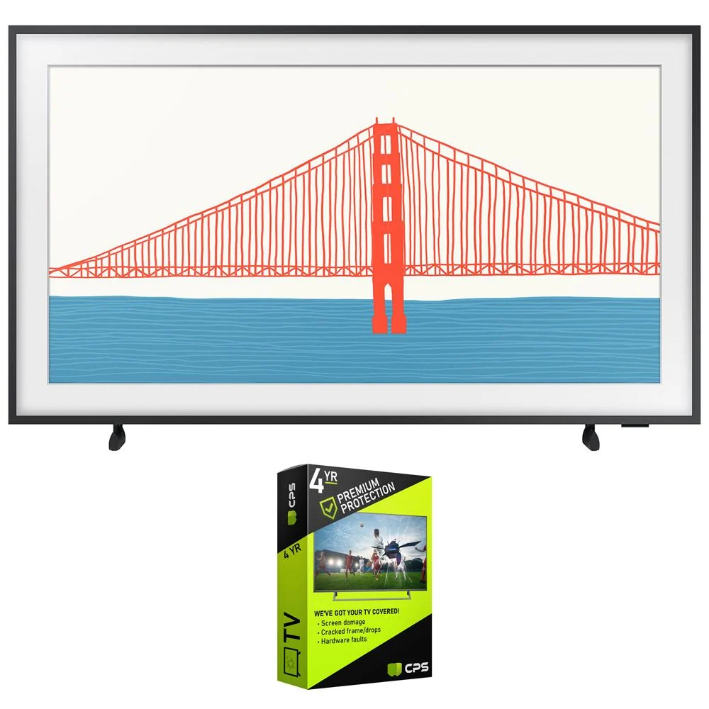 Samsung 43 Inch The Frame QLED 4K Smart TV (2021) + Premium Warranty Bundle