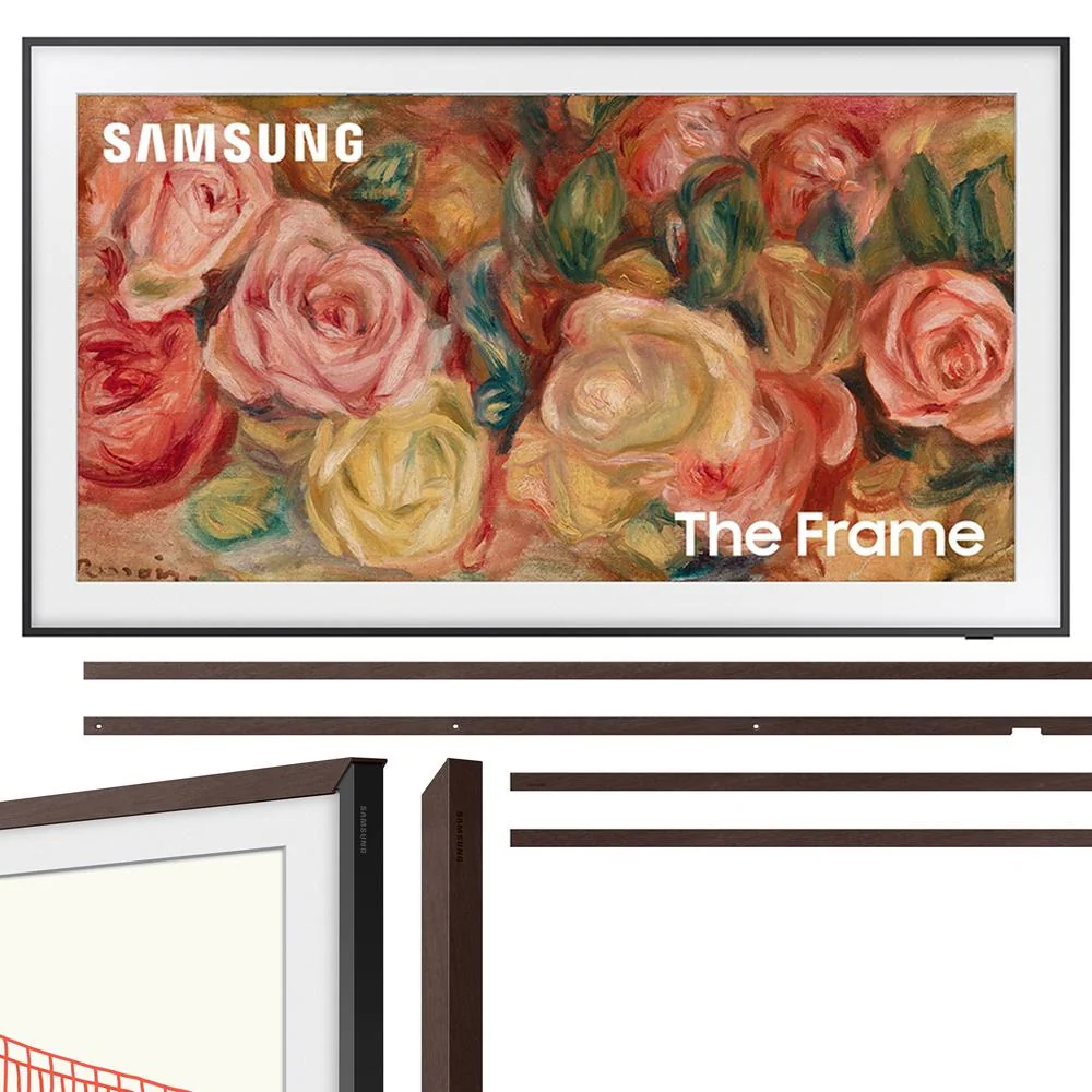Samsung 43 inch The Frame QLED 4K TV 2024 + Bezel Modern Brown & 26 Month Protection - Image 2
