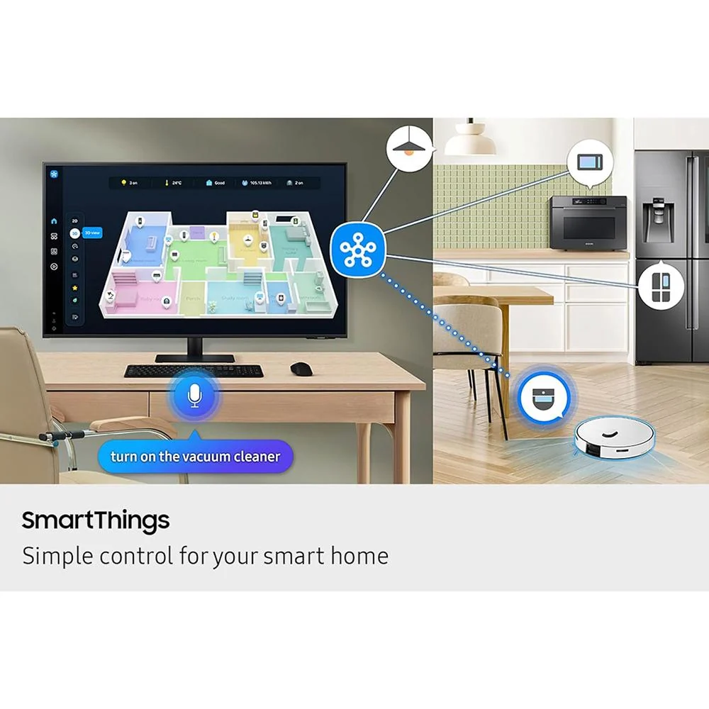 Samsung 43" M7 Smart Monitor UHD with Smart TV Apps, Mobile Connectivity Bundle - Image 12