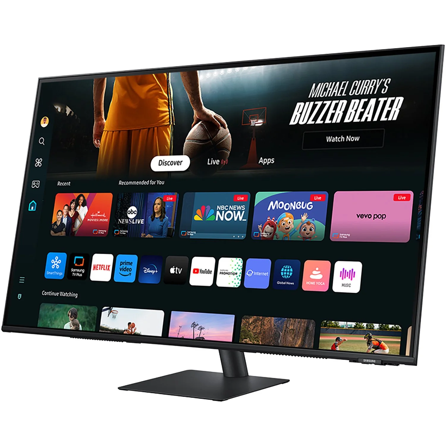 Samsung 43" Smart Monitor M7 (M70D) 4K UHD with Streaming TV  + 2 Year Protection Pack - Image 3