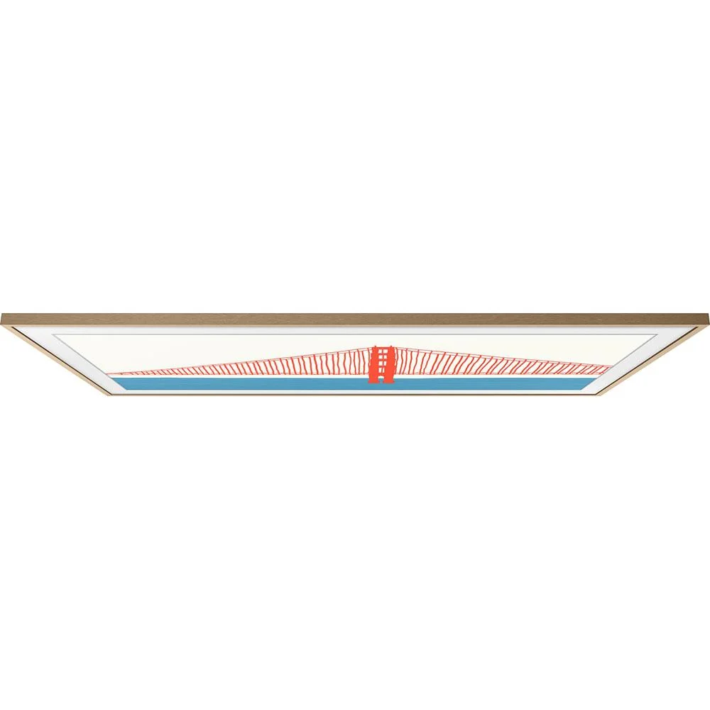 Samsung 43" The Frame Customizable Bezel Modern Teak Open Box + 1 Year Warranty - Image 9