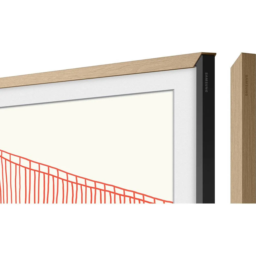 Samsung 43" The Frame Customizable Bezel - Modern Teak VG-SCFA43TKBZA - Open Box - Image 3