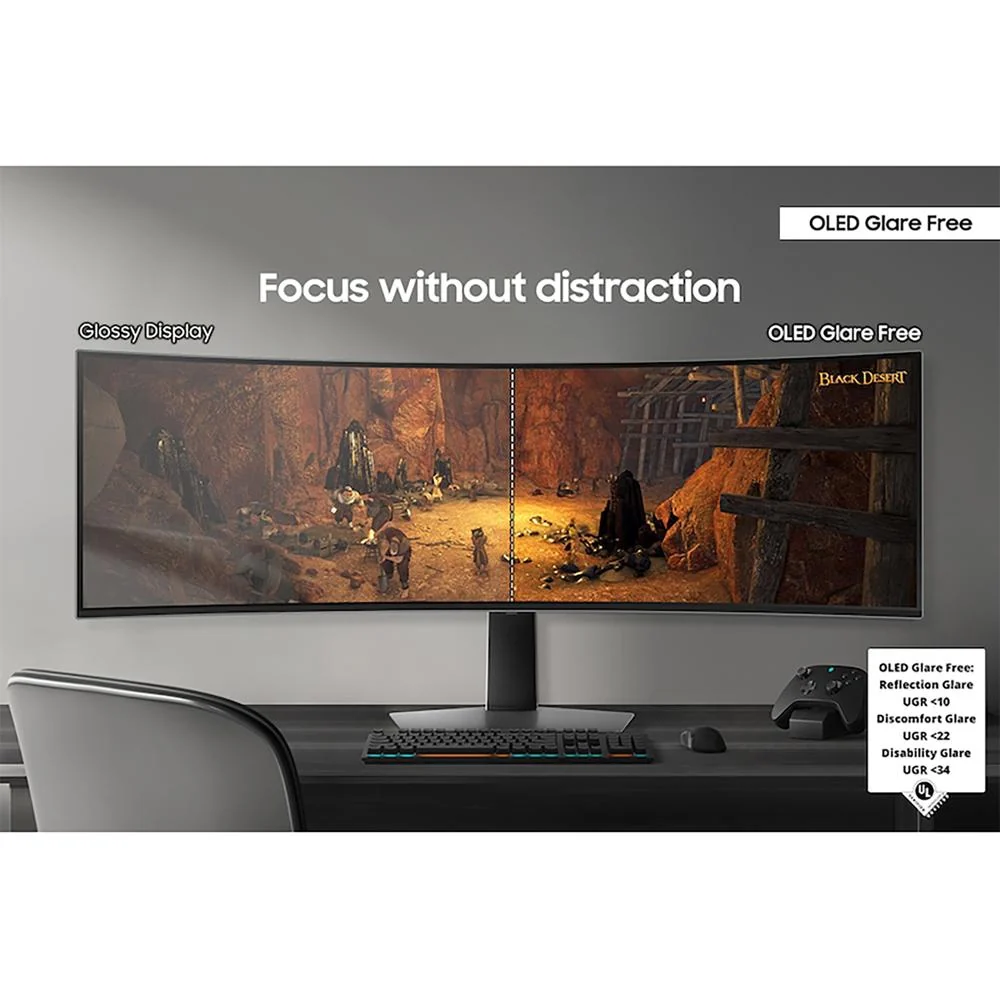 Samsung 49" Odyssey 240Hz OLED G9 Curved Gaming Monitor + 26 Months Protection Bundle - Image 10