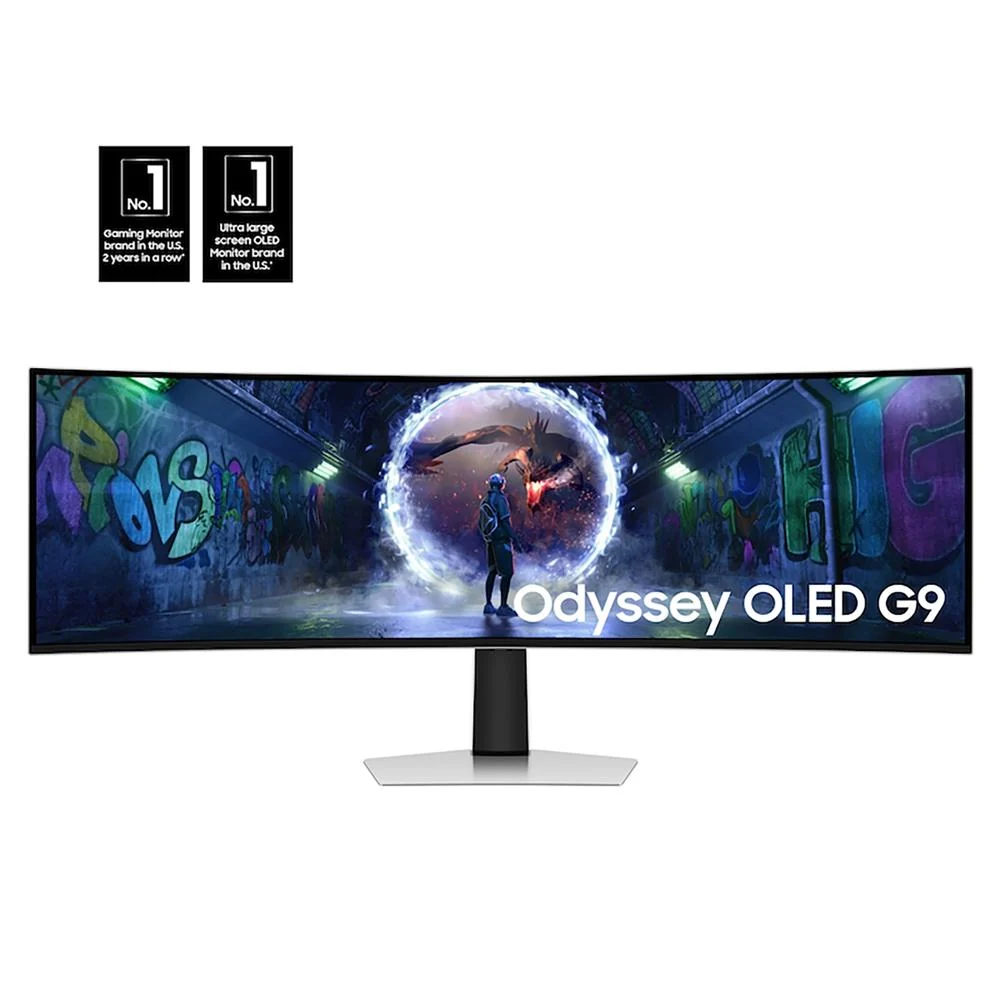 Samsung 49" Odyssey 240Hz OLED G9 Curved Gaming Monitor + 26 Months Protection Bundle - Image 6