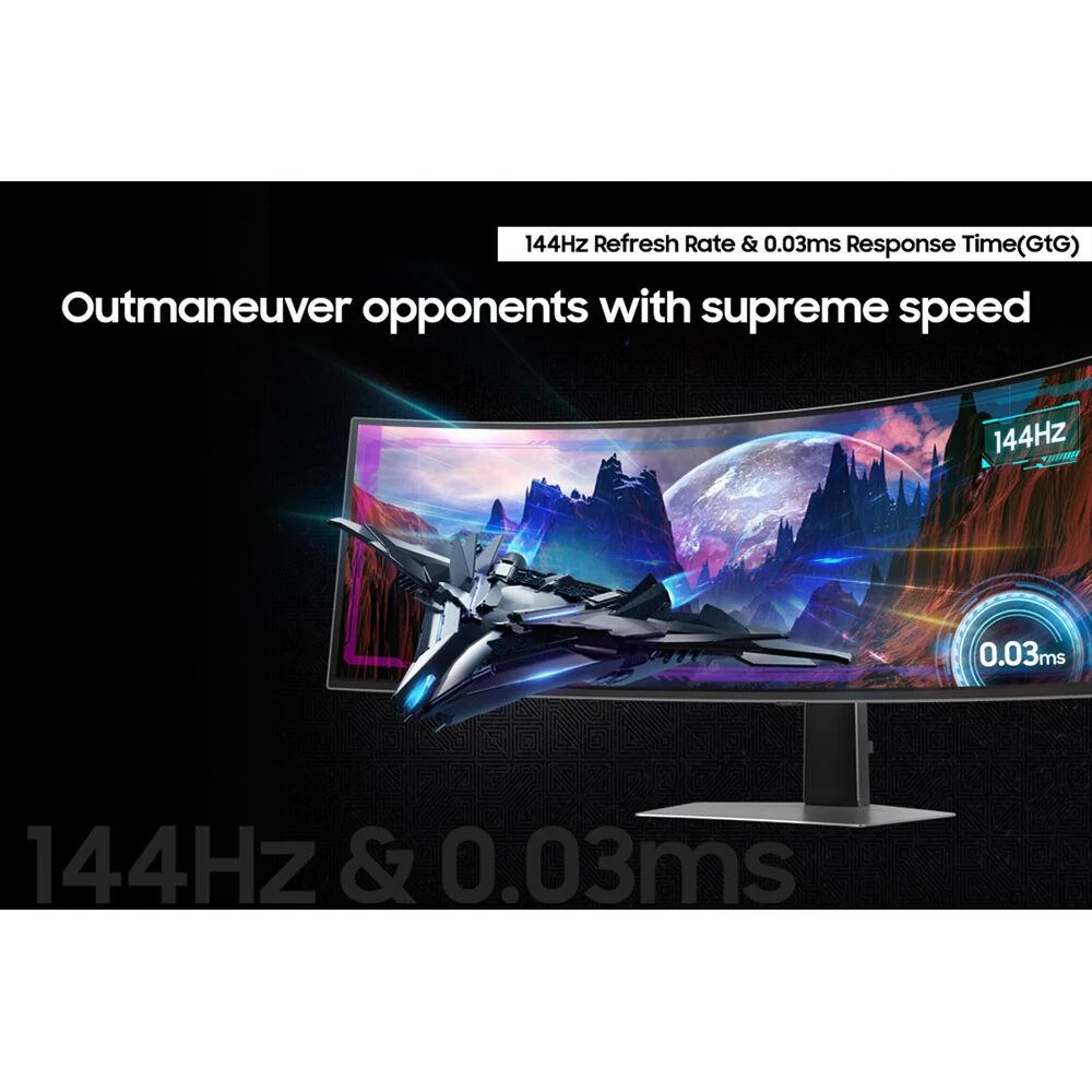 Samsung 49" Odyssey G9 Dual QD-OLED Curved Monitor + 26 Months Protection Bundle - Image 15