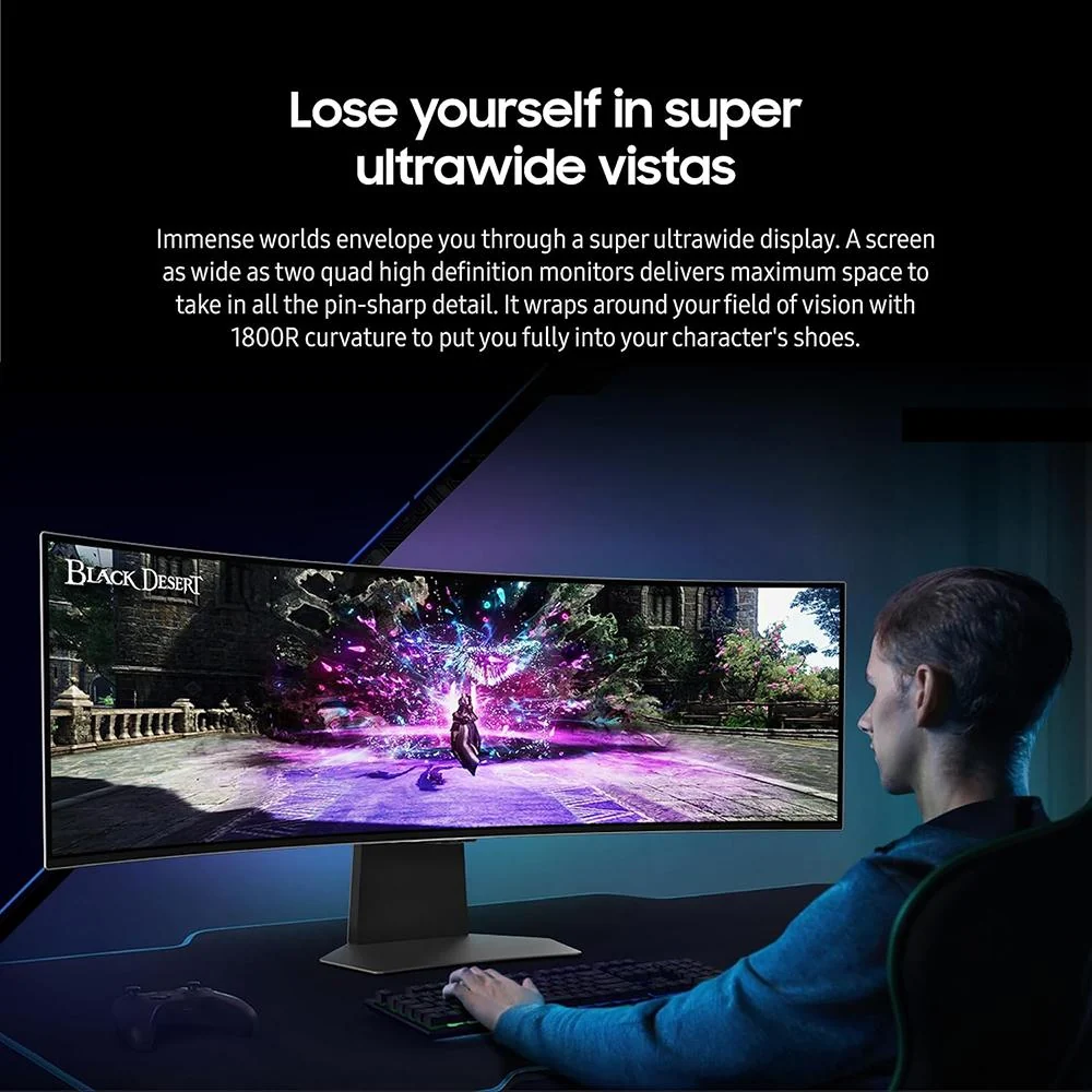 Samsung 49 Odyssey OLED G9 (G95SC) DQHD 240Hz Curved Gaming Monitor - Open Box - Image 10