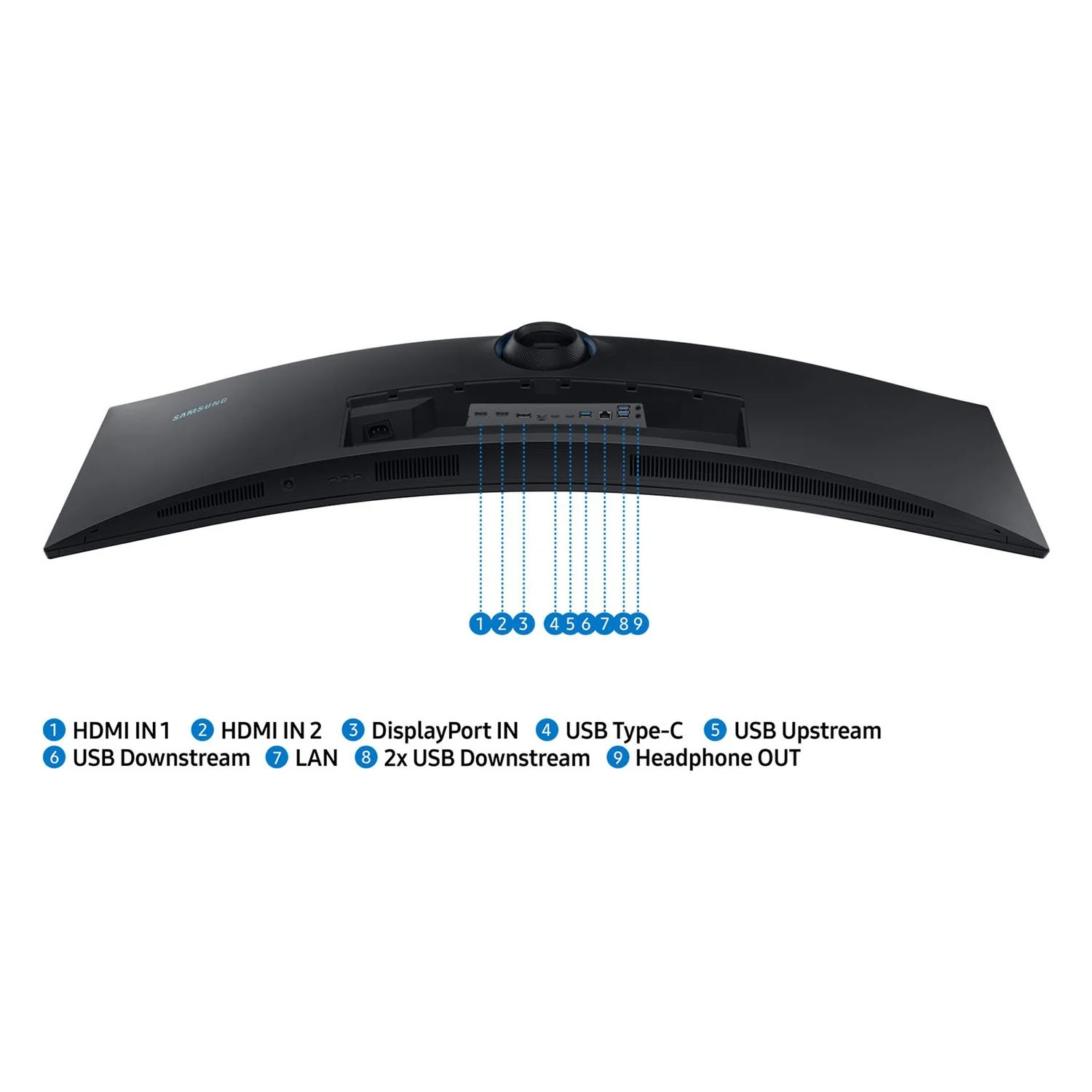 Samsung 49" ViewFinity S95UA Dual QHD Curved Monitor - LS49A950UINXZA - Image 6