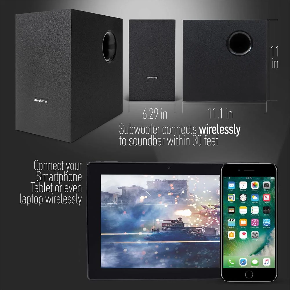 Samsung 50" DU6900 Crystal UHD 4K Smart TV (2024) with Deco Gear Home Theater Bundle - Image 21