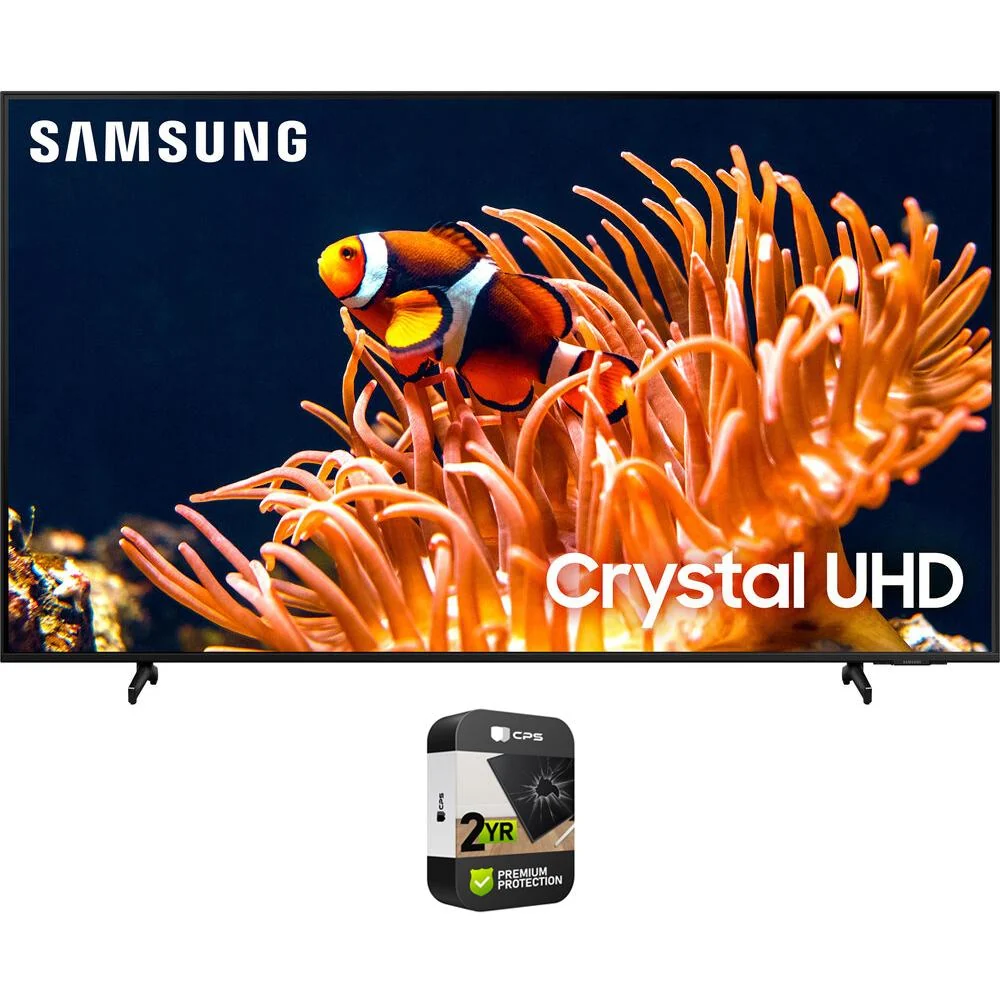 Samsung 50" DU8000 Crystal UHD LED 4K Smart TV (2024) w/ 2 YR Warranty Bundle - Image 2