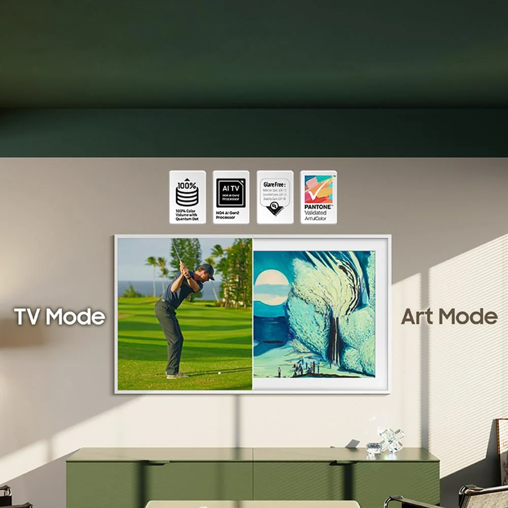 Samsung 50 inch The Frame LS03FA QLED 4K Art Mode Vision AI Smart TV (2025) - Image 12