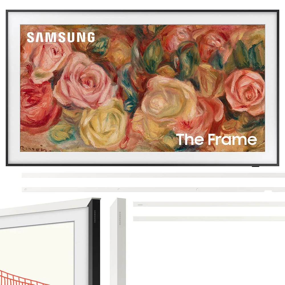 Samsung 50 inch The Frame QLED 4K Smart TV 2024 + Bezel Modern White & 26 Month Coverage - Image 2