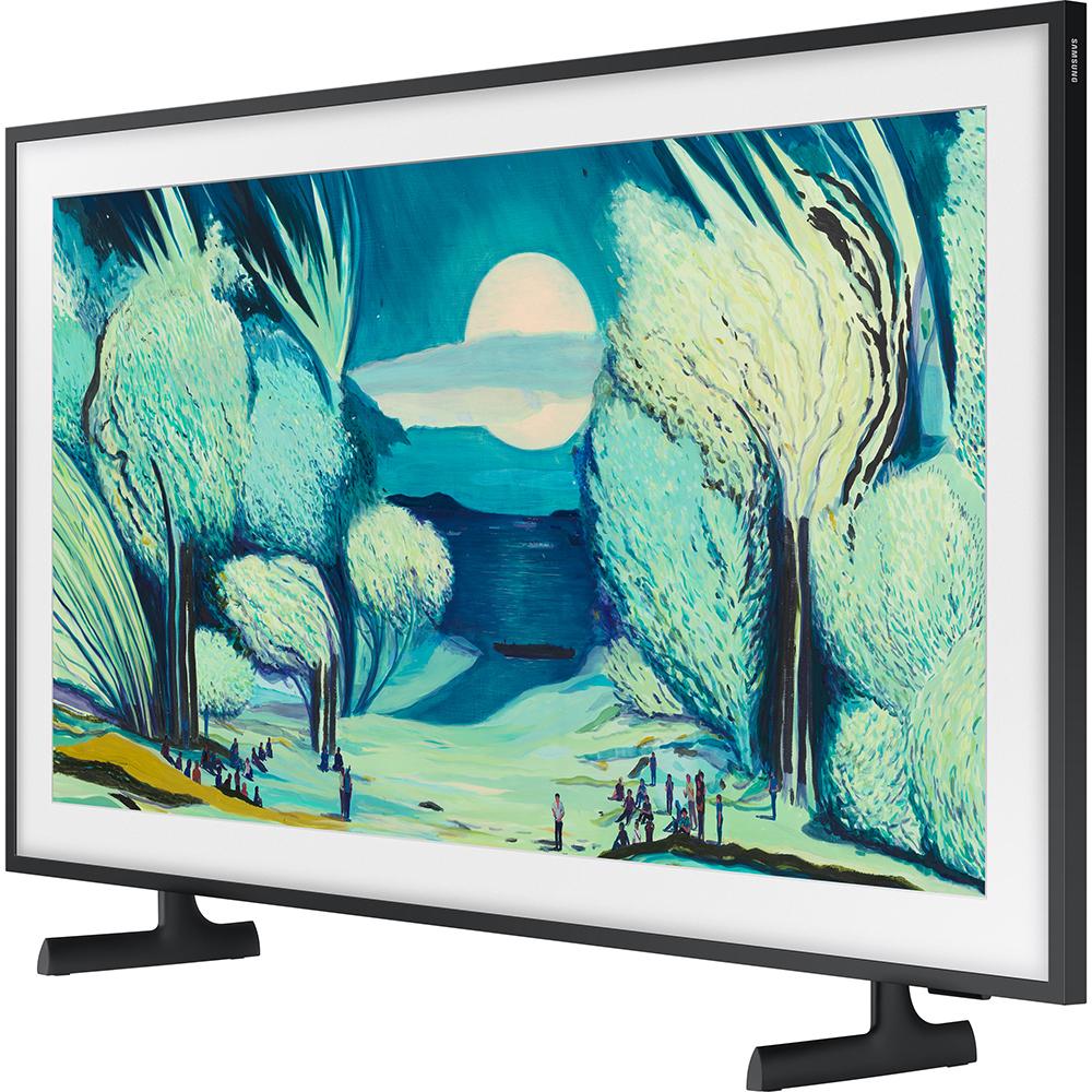 Samsung 50" The Frame QLED 4K AI Smart TV (2025) w/ Teak Bezel + Protection Bundle - Image 3