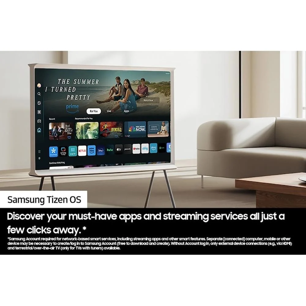 Samsung 55-inch QLED 4K The Serif LS01D Series Smart TV Open Box + 1 Year Warranty - Image 11