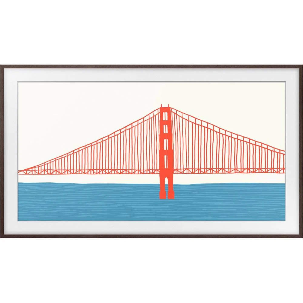 Samsung 55-inch The Frame Customizable Bezel - Modern Brown VG-SCFA55BWBZA - Open Box