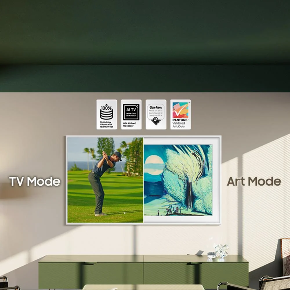 Samsung 55 inch The Frame LS03FA QLED 4K Art Mode Vision AI Smart TV (2025) Refurb - Image 12