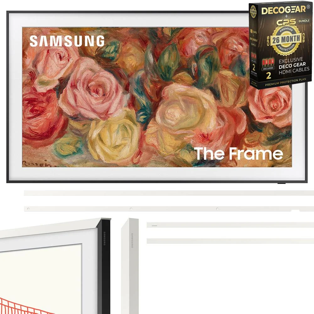 Samsung 55 inch The Frame QLED 4K TV 2024 + Bezel Beveled White & 26 Month Protection - Image 9