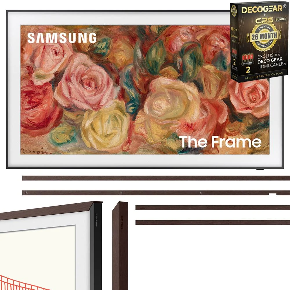 Samsung 55 inch The Frame QLED 4K TV 2024 + Bezel Modern Brown & 26 Month Protection - Image 10