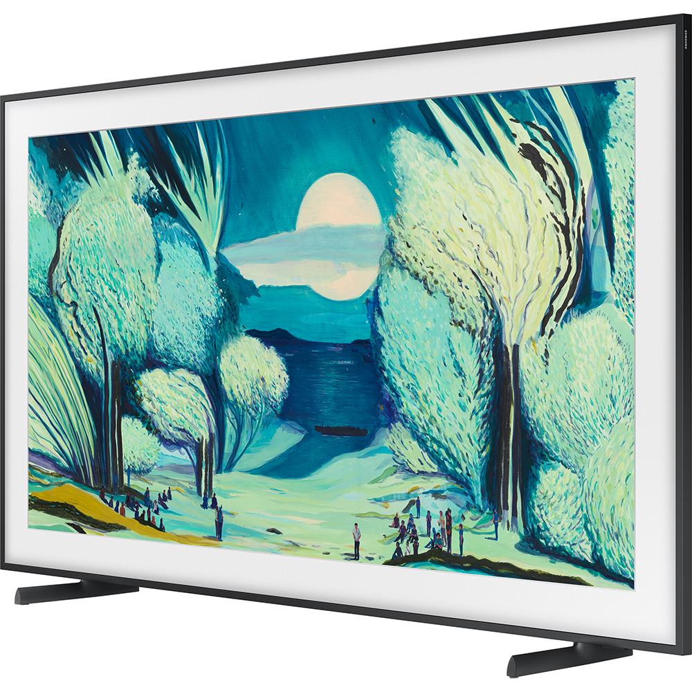 Samsung 55" The Frame QLED 4K AI Smart TV (2025) w/ Teak Bezel + Protection Bundle - Image 4