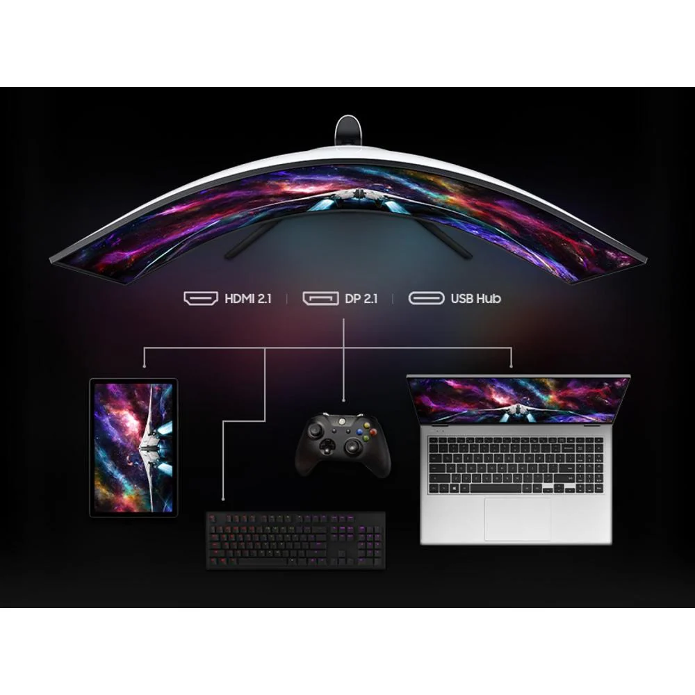 Samsung 57" Odyssey Neo G9 Curved Gaming Monitor Refurb OPEN BOX + 1 Year Warranty Pack - Image 12