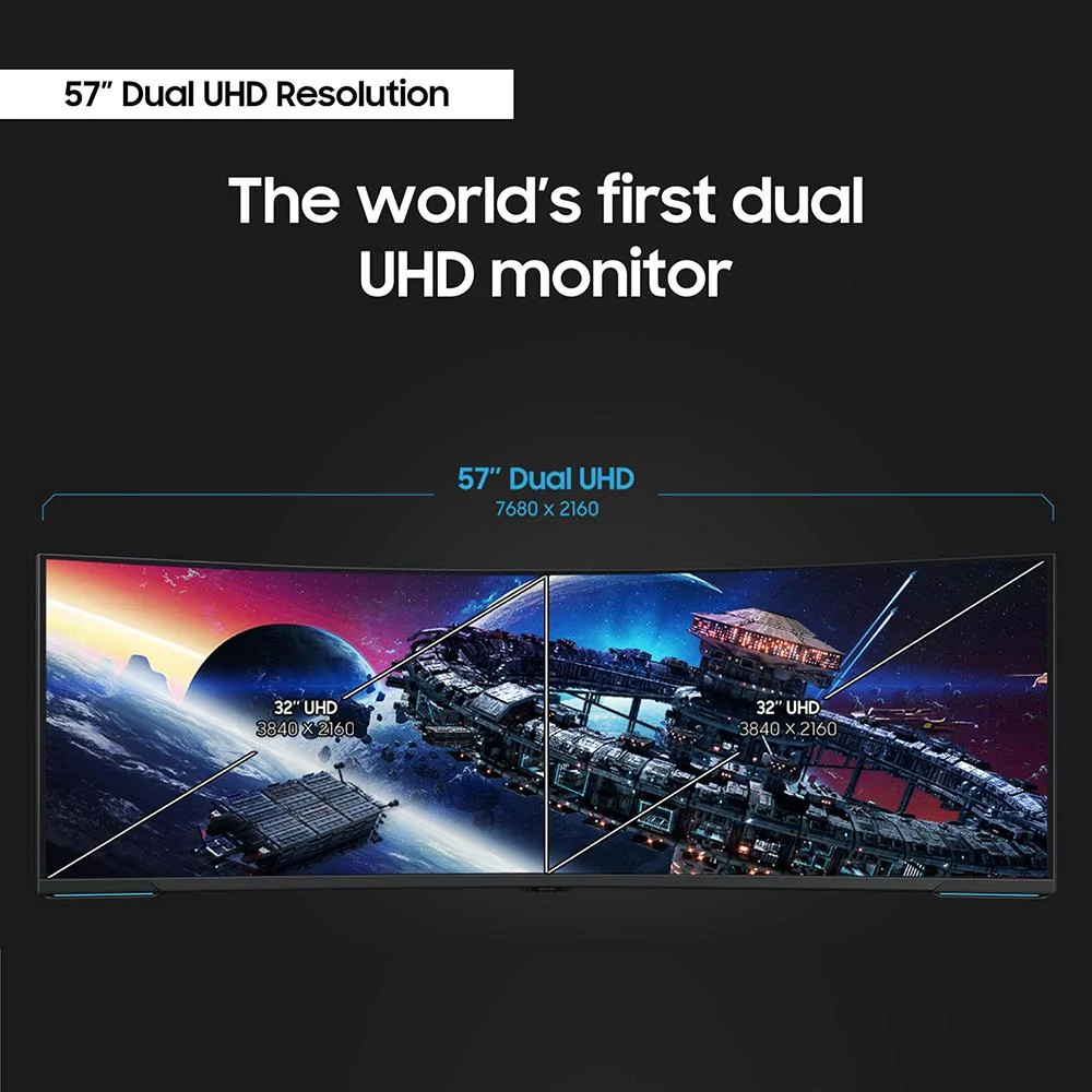 Samsung 57" Odyssey Neo G9 Dual 4K Curved Gaming Monitor + 2 Year Protection Pack - Image 15