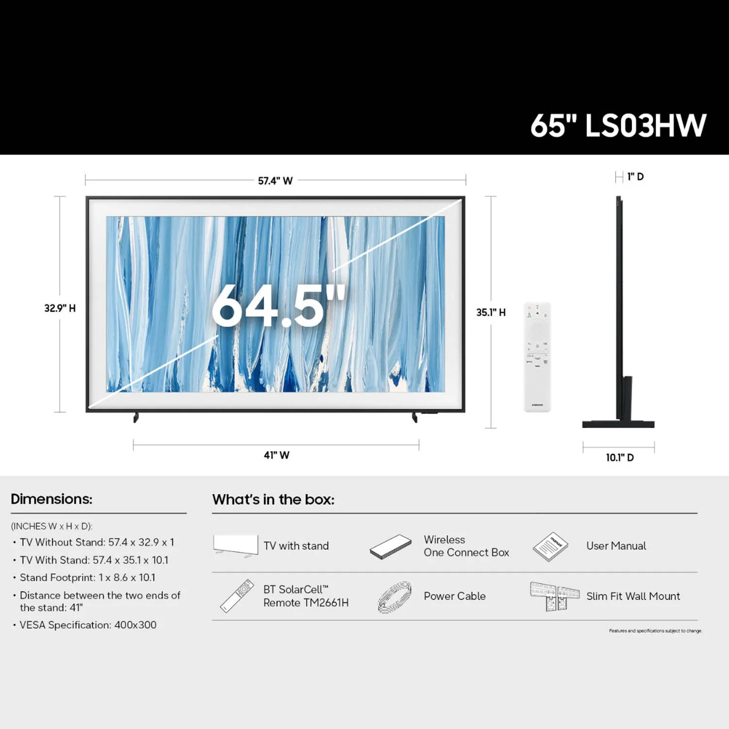 Samsung 65" Class The Frame Pro Neo QLED 4K TV (2026) - Image 11