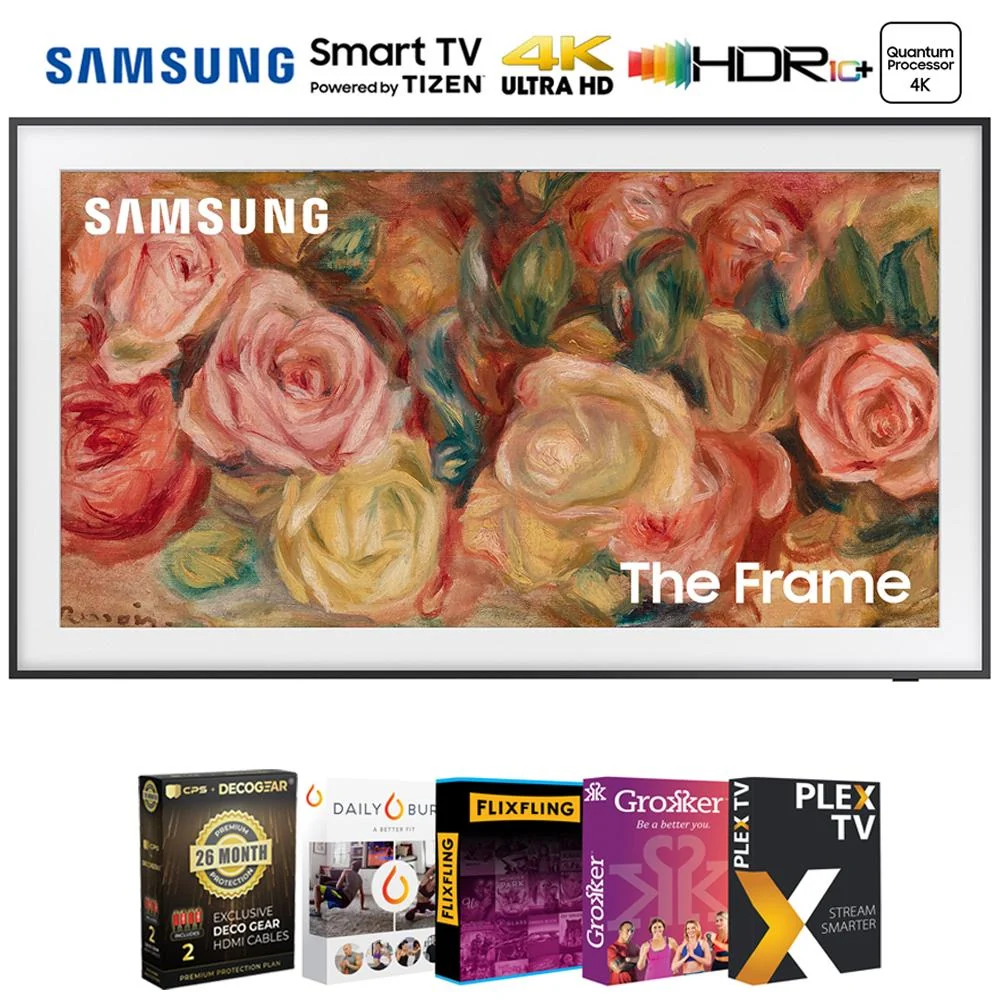 Samsung 65" The Frame QLED 4K TV (2024) 26 Month Protection & Movies Streaming Pack - Image 11