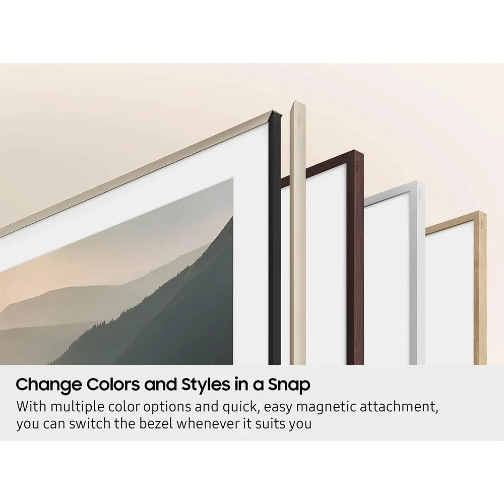 Samsung 85" The Frame Customizable Bezel, Modern White - VG-SCFF85WTBZA (2025) - Image 8