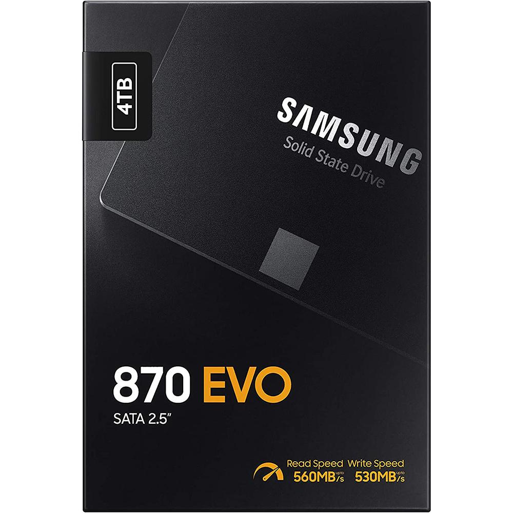 Samsung 870 EVO 4TB 2.5" SATA III Internal SSD + 1 Year CPS Enhanced Protection Pack - Image 7