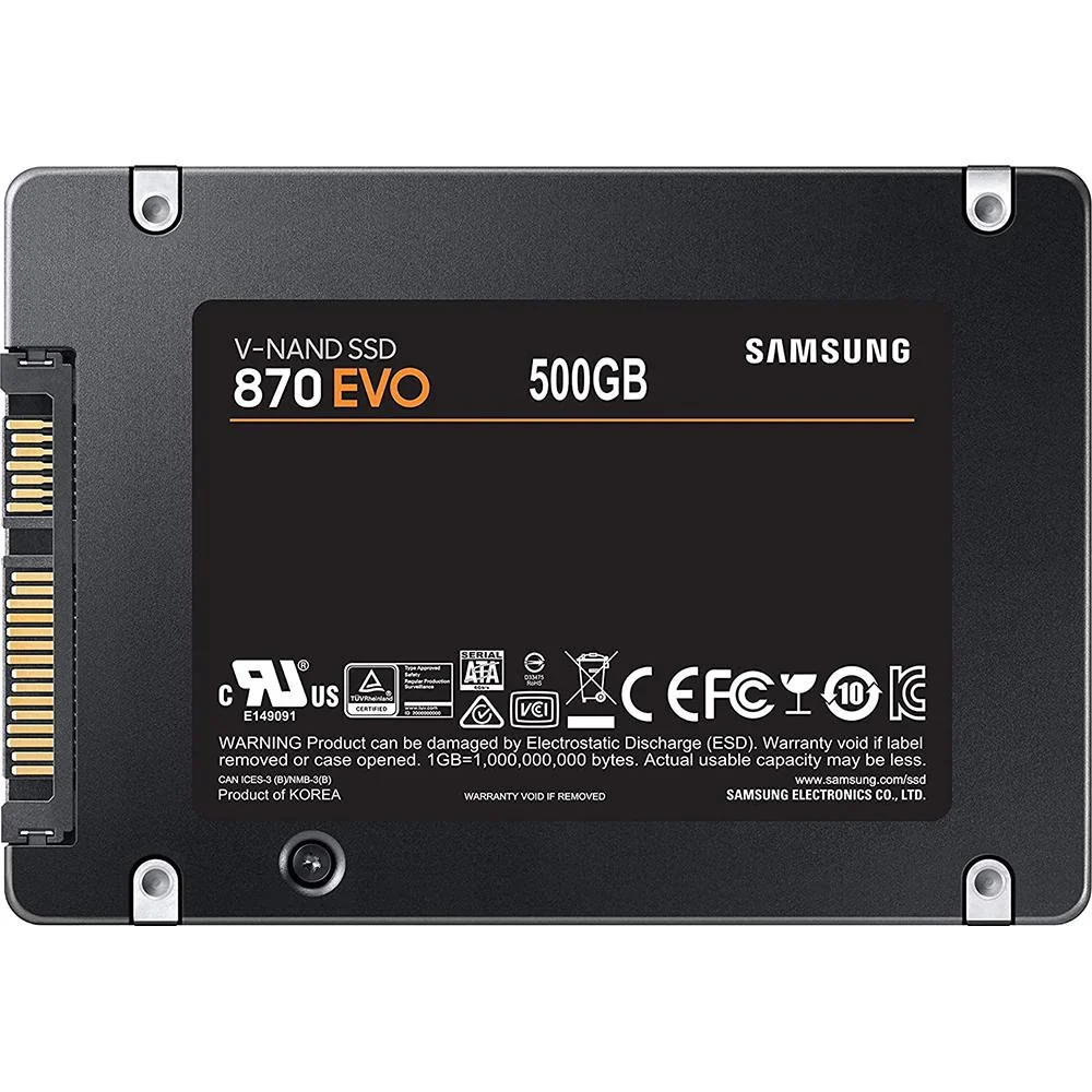 Samsung 870 EVO SATA 2.5-inch SSD; 500GB  MZ-77E500B/AM - Open Box - Image 5