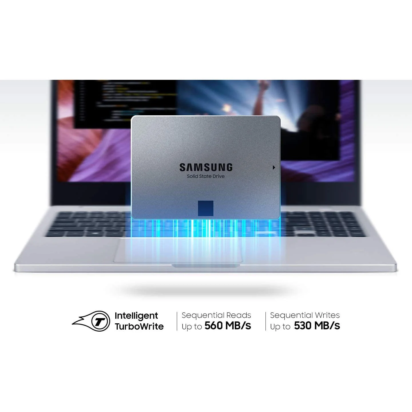 Samsung 870 QVO SATA III 2.5-inch SSD 4TB + 1 Year CPS Enhanced Protection Pack - Image 3