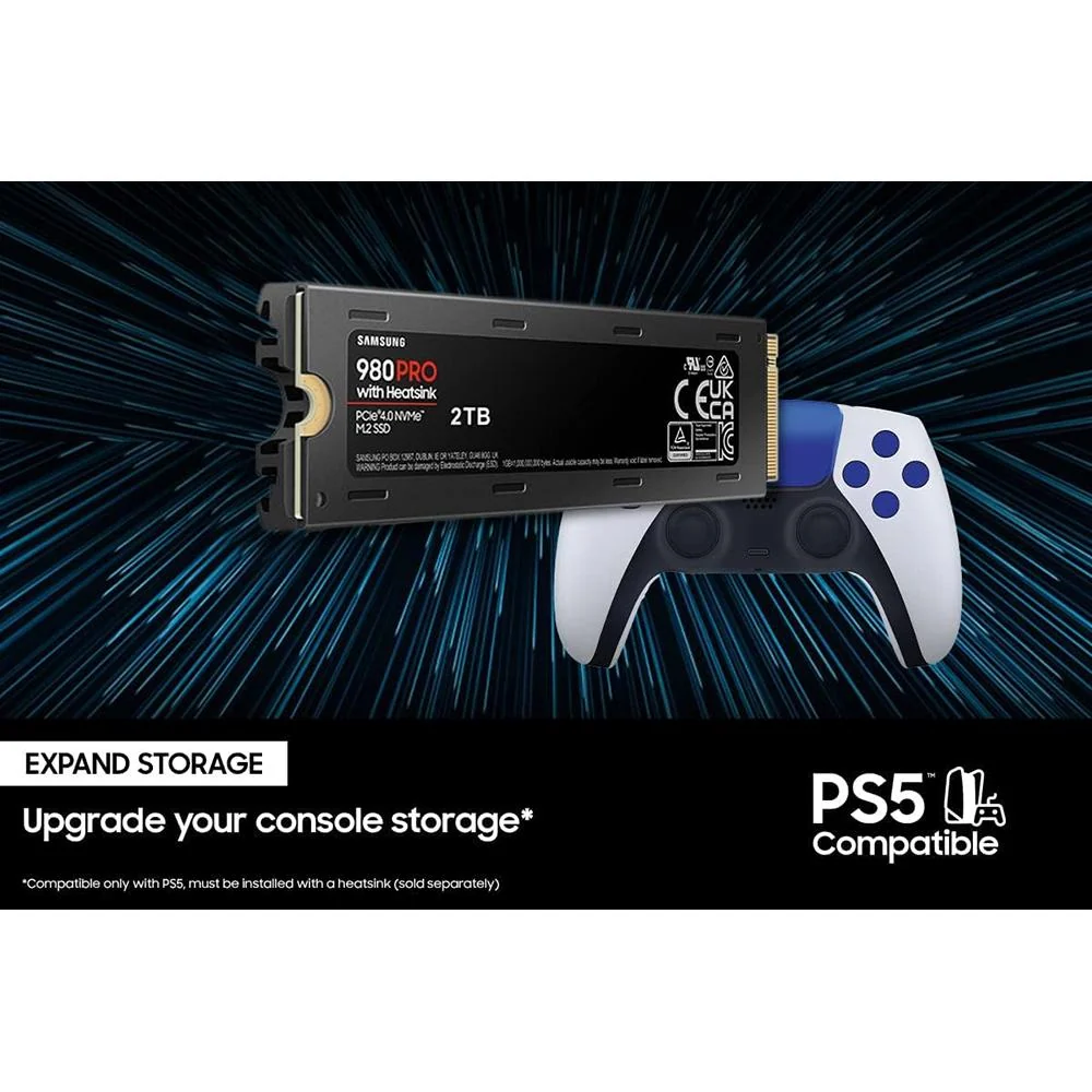Samsung 980 PRO with Heatsink PCIe 4.0 NVMe SSD 2TB f/ PC/PS5 OPEN BOX + 1 Year Warranty - Image 10