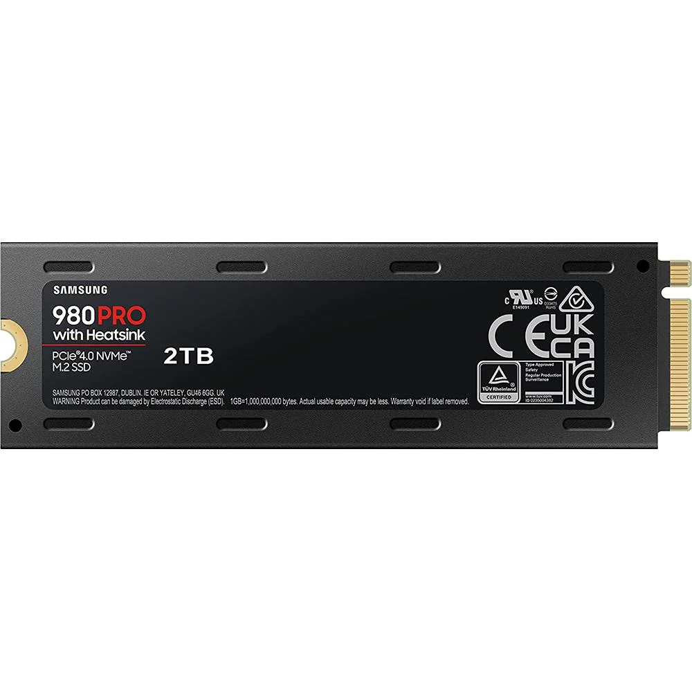 Samsung 980 PRO with Heatsink PCIe 4.0 NVMe SSD 2TB for PC/PS5 - MZ-V8P2T0CW - Open Box - Image 4