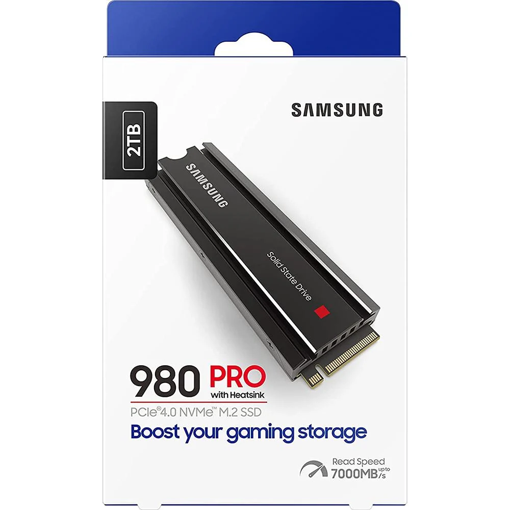 Samsung 980 PRO with Heatsink PCIe 4.0 NVMe SSD 2TB for PC/PS5 - MZ-V8P2T0CW - Open Box - Image 5