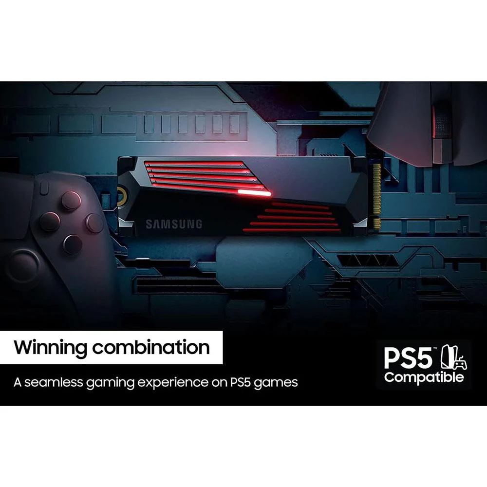 Samsung 990 PRO PCIe 4.0 NVMe 2TB SSD w/ Heatsink - MZ-V9P2T0CW - Open Box - Image 6