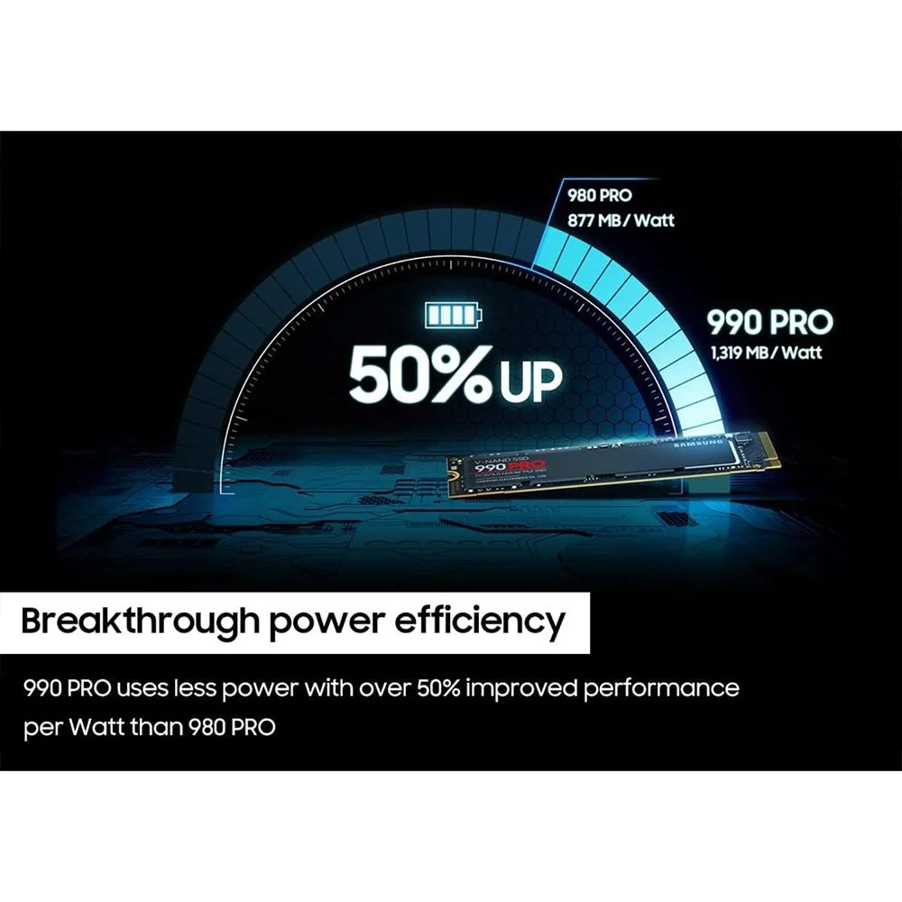 Samsung 990 PRO PCIe 4.0 NVMe M.2 SSD 4TB with 2 Year Warranty - Image 6