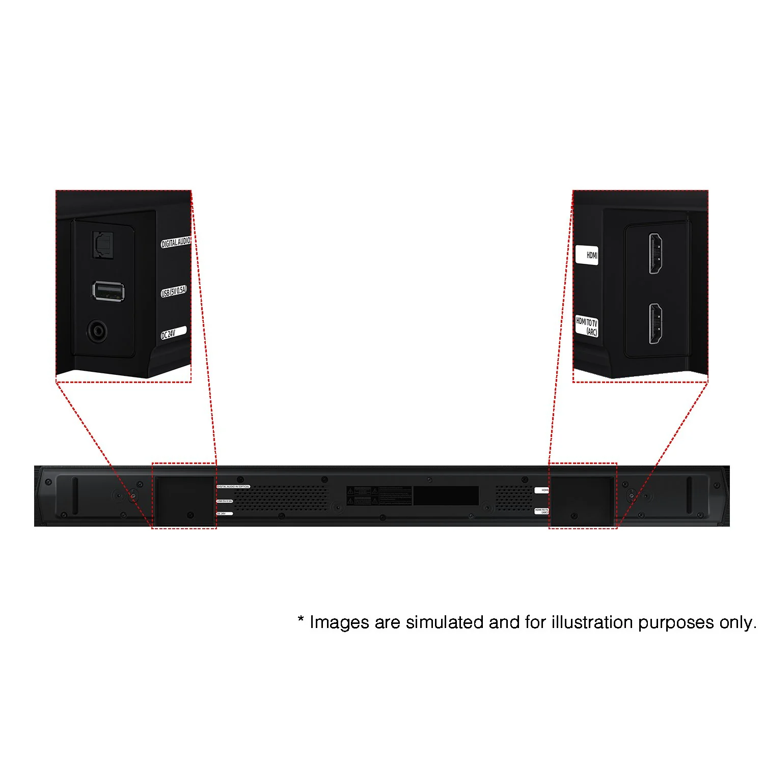 Samsung B-series 3.1 ch. DTS Virtual:X Soundbar (2024) + 2 Year CPS Protection Pack - Image 6