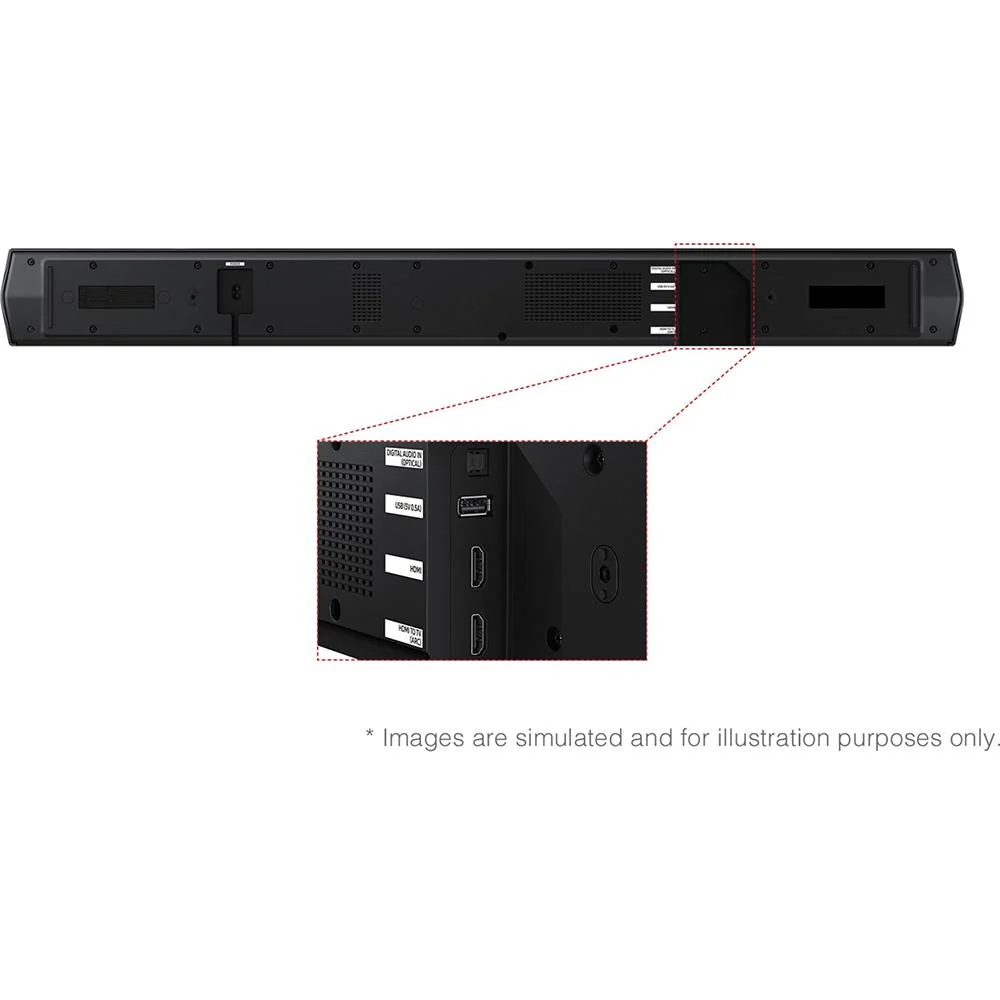 Samsung B-Series Soundbar 5.1 ch Subwoofer (2025) w/ Extended Protection Bundle - Image 5