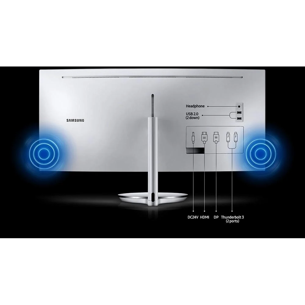 Samsung CJ791 34" 3440x1440 Thunderbolt 3 Curved QLED PC Monitor - Open Box - Image 9