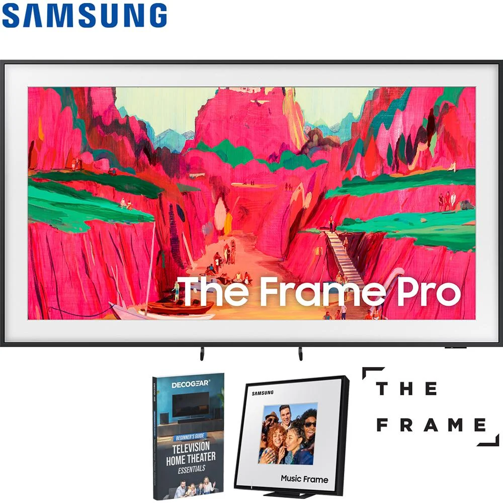 Samsung 85" The Frame Pro LS03FW 4K Neo QLED Mini Smart TV (2025) + Music Photo Frame