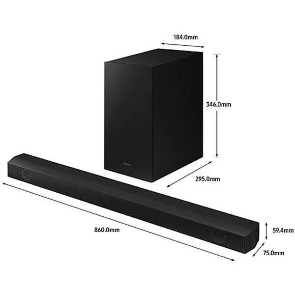 Samsung HW-B550 2.1ch Soundbar with Dolby Audio DTS Virtual:X 2022 - Image 3