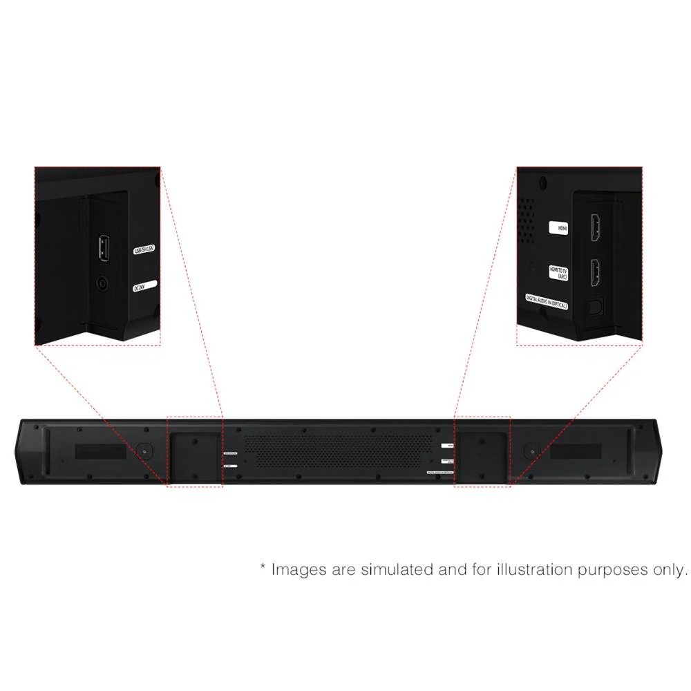 Samsung HW-B750D 5.1ch Soundbar with Dolby Virtual:X DTS (2024) + 26mo Warranty Bundle - Image 7